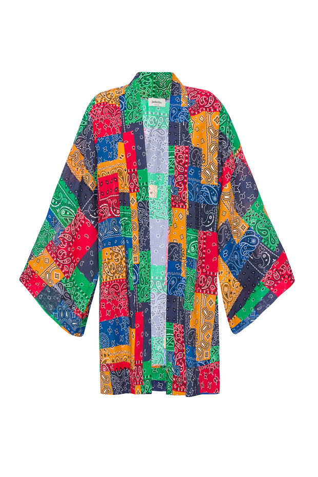 Indian Kısa Kimono