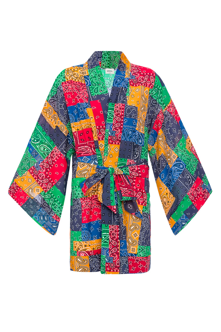 Indian Kısa Kimono