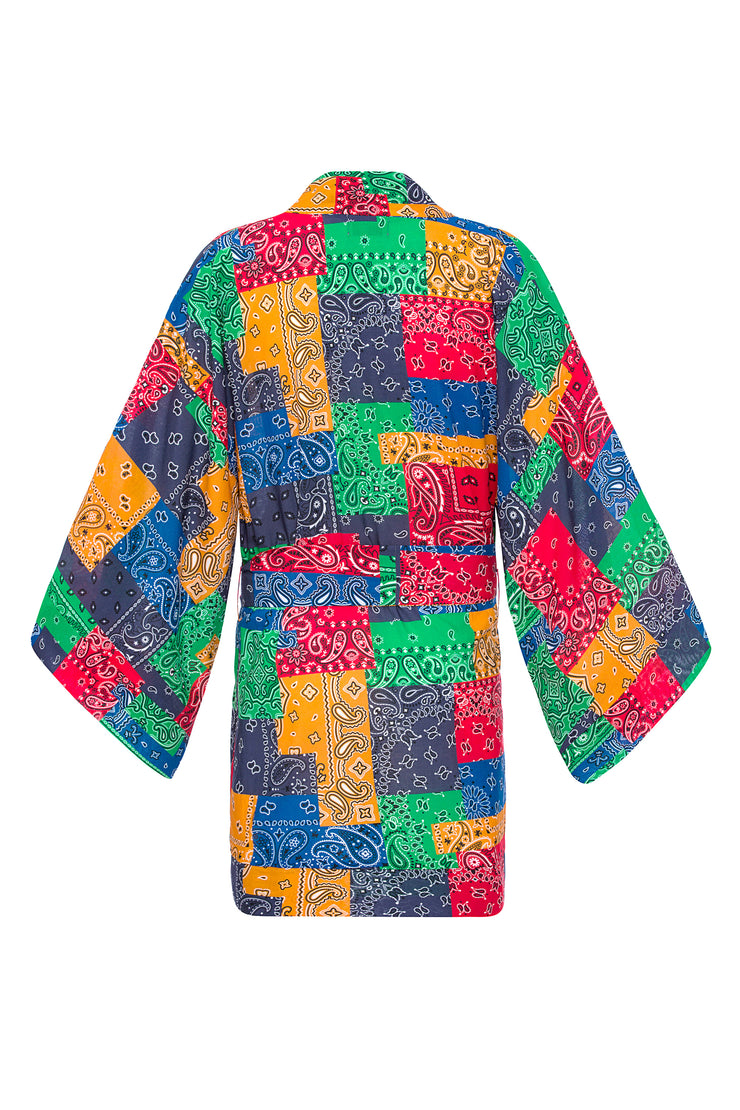 Indian Kısa Kimono