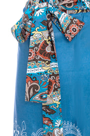 Blue Ethnic Pareo