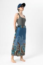 Blue Ethnic Pareo