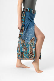 Blue Ethnic Pareo