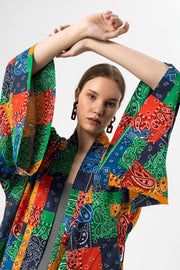 Indian Kısa Kimono