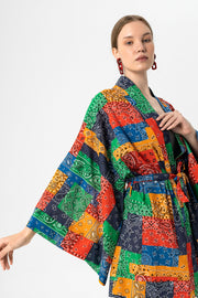 Indian Kısa Kimono