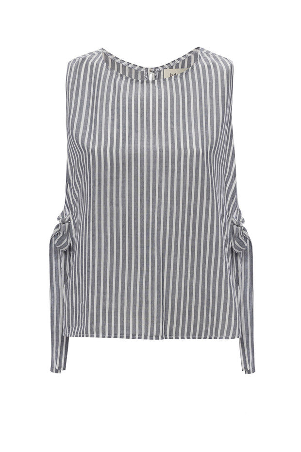 Gray Stripes Kolsuz Crop