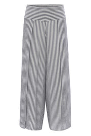 Gray Stripes Yırtmaçlı Pantalon